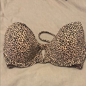 Shade and shore Leopard Print Women's Bikini Top
